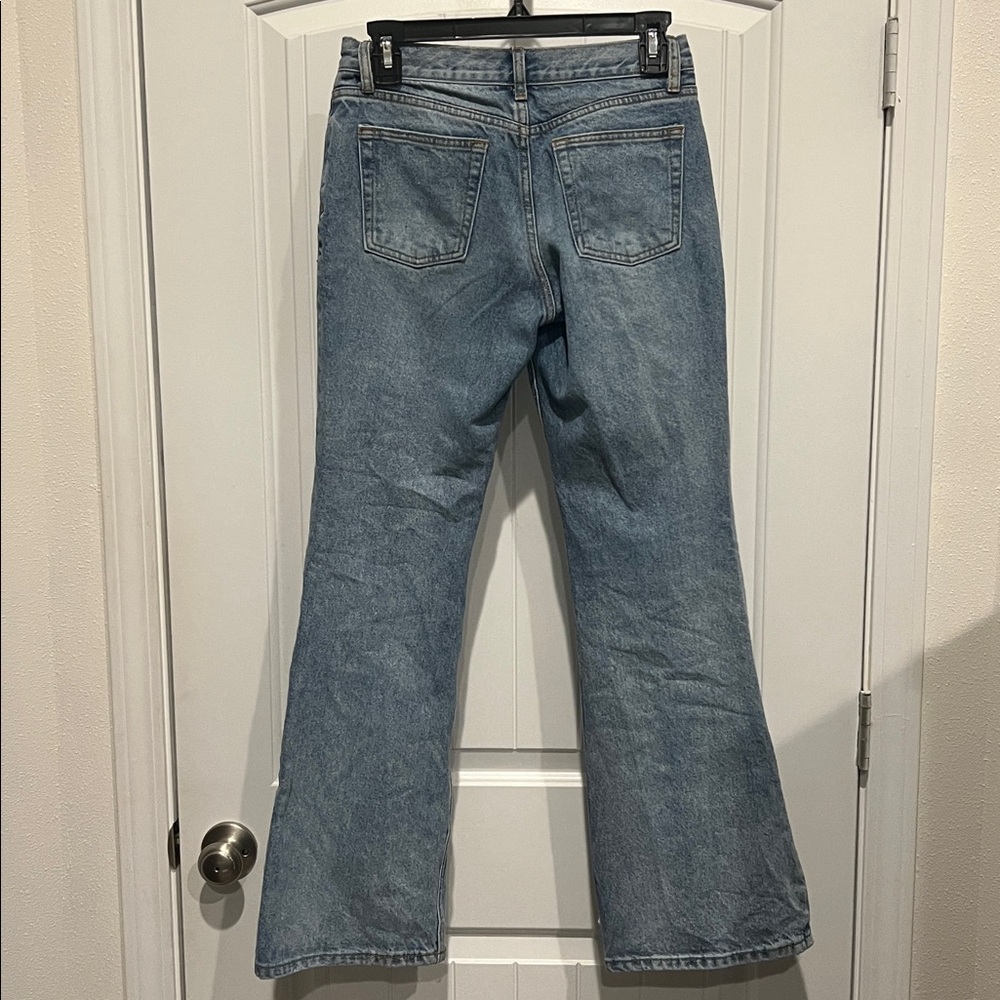 Blue Flared Jeans - Picture 2 of 2